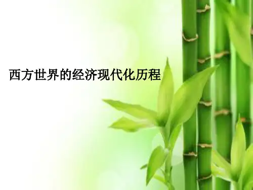 西方世界的经济近代化