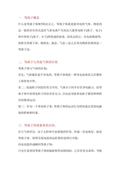 等离子技术