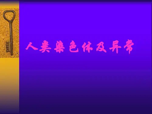 人类染色体及异常9