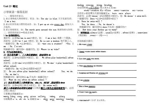 青少版新概念1B   Unit 23 笔记