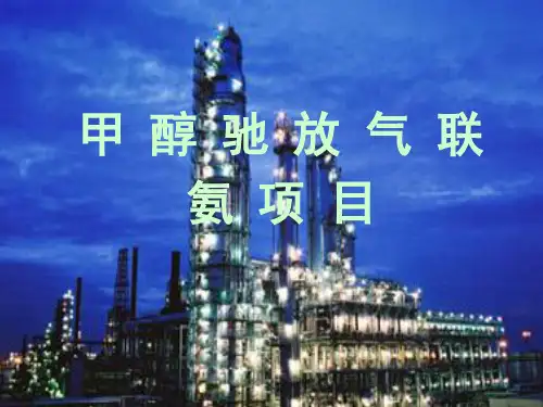 甲醇驰放气联氨项目PPT教学课件