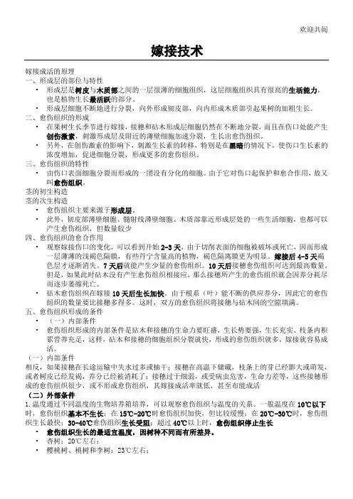 嫁接技术(全)