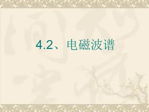 《电磁波谱_电磁波的应用》课件(教科版选修3-4)2.ppt