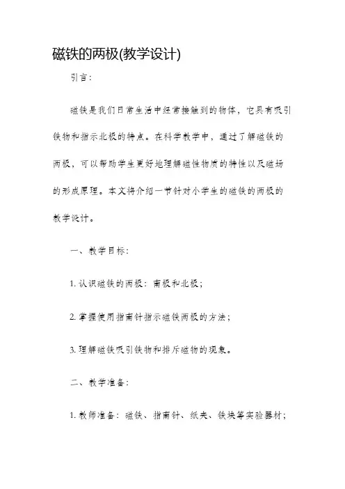 磁铁的两极(教学设计)