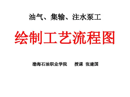 油气、集输、注水泵工,绘制工艺流程图