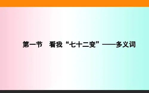词语万花筒ppt5 人教课标版