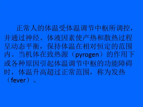 发热的机理教学课件PPT
