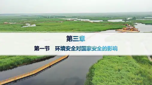 人教版高中地理选择性必修3资源、环境与国家安全第3章环境安全与国家安全第1节环境安全对国家安全的影响