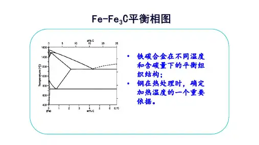 Fe-Fe3C相图