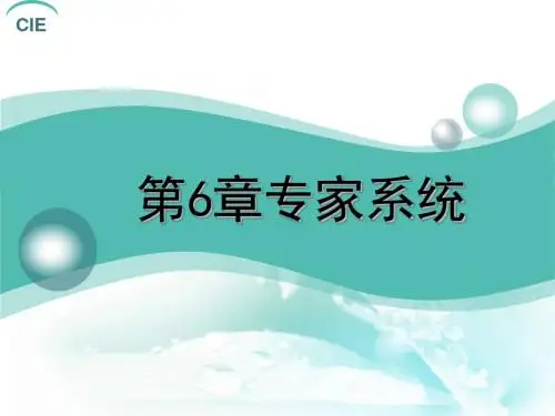 第6章专家系统-PPT资料181页