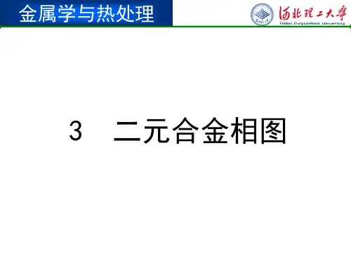 二元合金相图