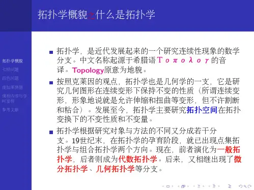 ppt拓扑学起源