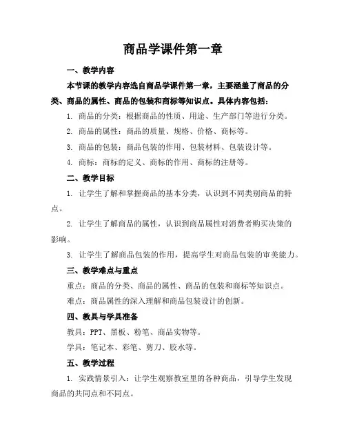 商品学课件第一章