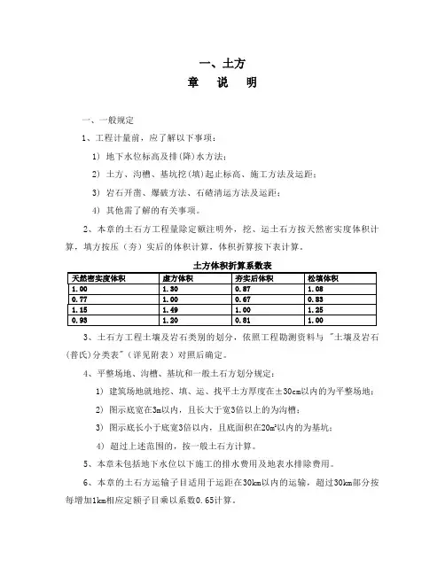 广东省建筑与装饰工程综合定额(2010)