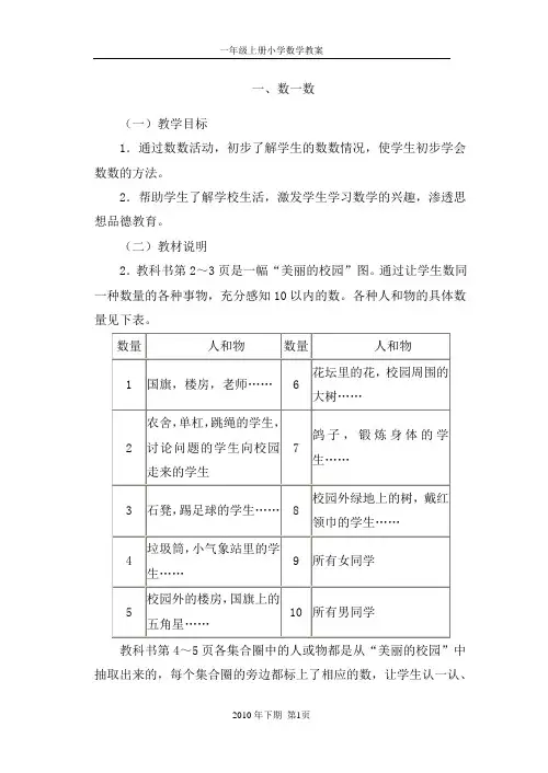 数学第一册