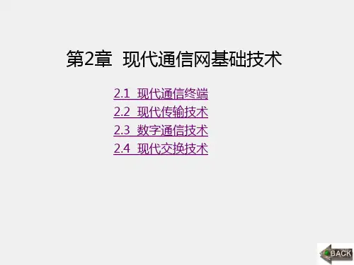 《现代通信网概论》课件1第2章 (2)