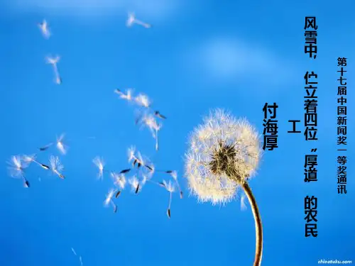 风雪中,伫立着四位“厚道”的农民工