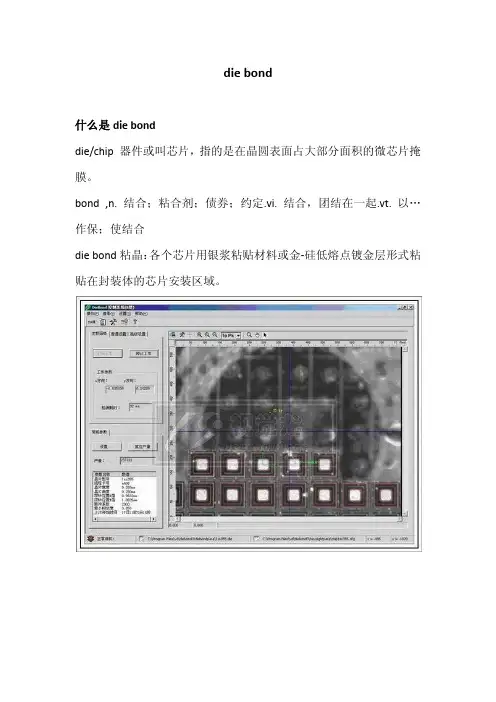 什么是die bond
