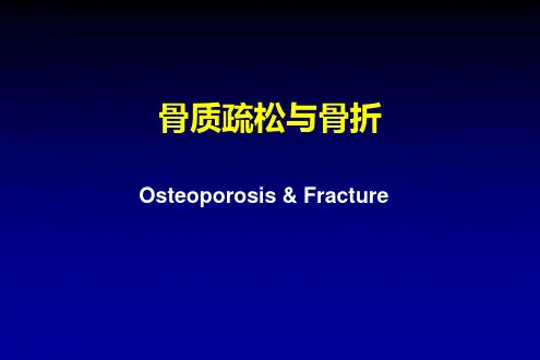 骨质疏松性骨折ppt课件