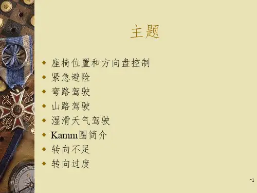 安全驾驶技术交流PPT课件