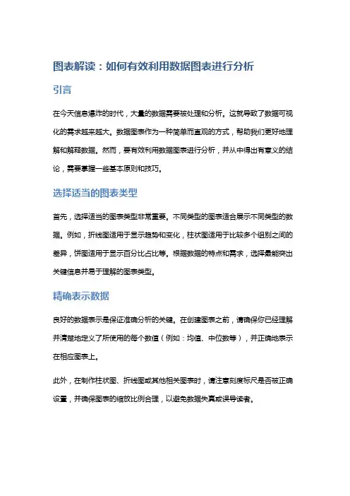 图表解读：如何有效利用数据图表进行分析