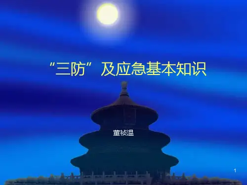 三防 PPT课件