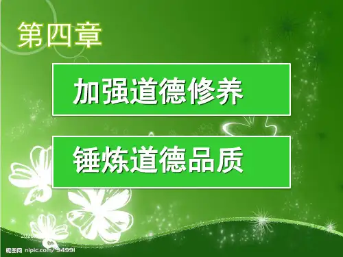 思想道德修养与法律基础课件PPT第四章