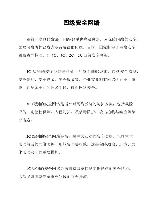 四级安全网络