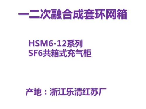 一二次融合成套环网箱(气体柜)
