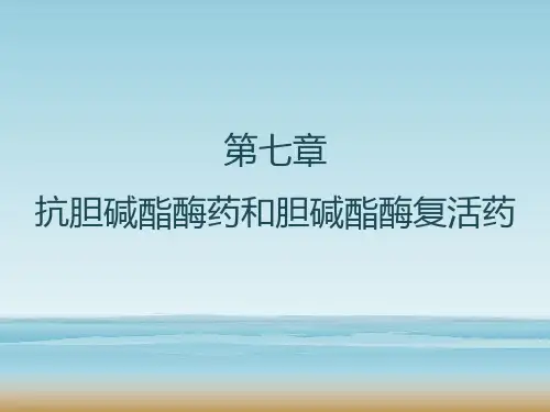 临床药理学PPT7-抗胆碱酯酶药和胆碱酯酶复活药-(1)课件