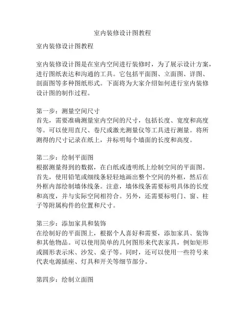 室内装修设计图教程