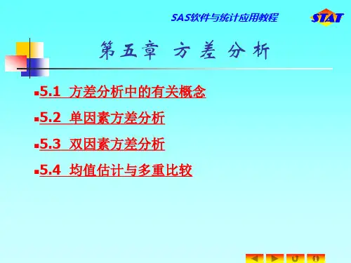 第五章方差分析