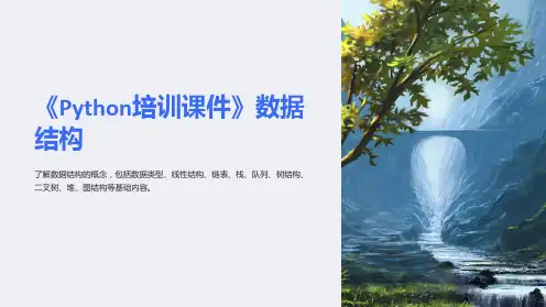 《python培训课件》数据结构