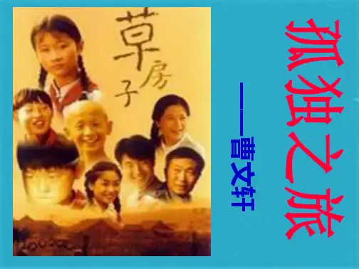 《孤独之旅》课件(共30张PPT)