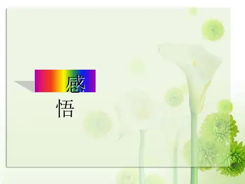 作文指导：学会感悟ppt1