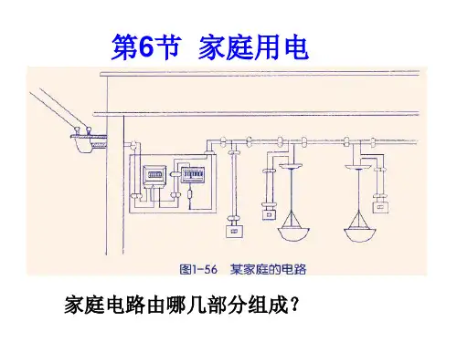 浙教版科学八年级下册1.6家庭用电课件3