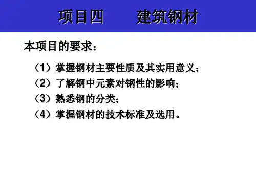 建筑材料建筑钢材ppt课件