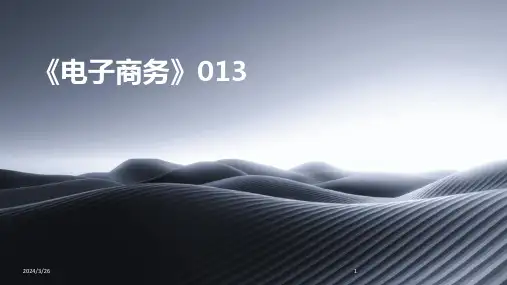 (2024年)《电子商务》013