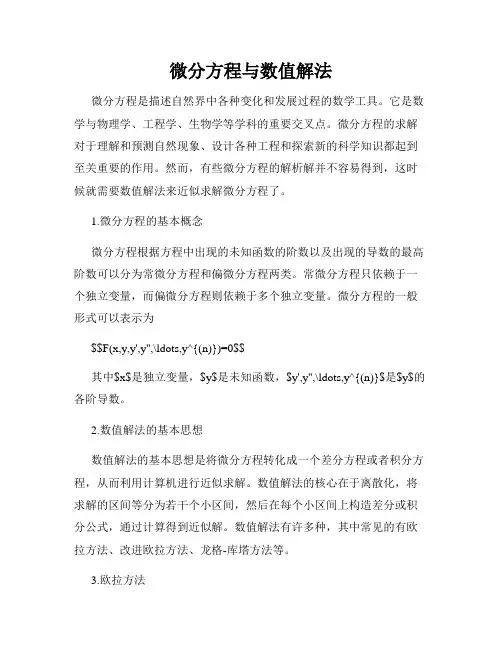 微分方程与数值解法