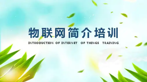 物联网简介专业知识科普ppt课件