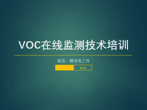 VOC在线监测技术培训