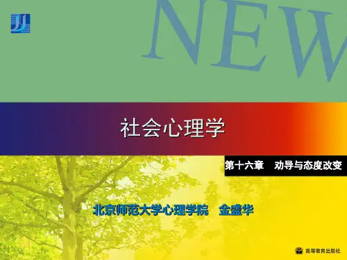 社会心理学(北师大精品课程)16