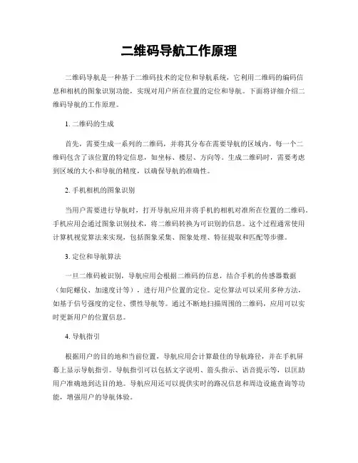 二维码导航工作原理