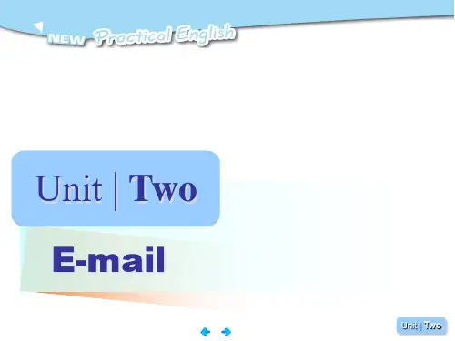 新编实用英语综合教程2第四版Unit-two