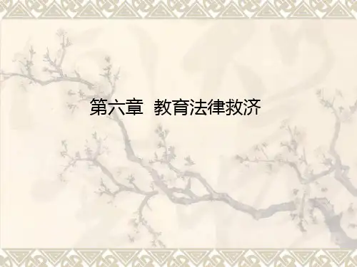 第六章 教育法律救济