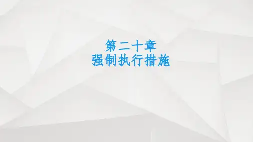 强制执行措施民诉民事诉讼课件