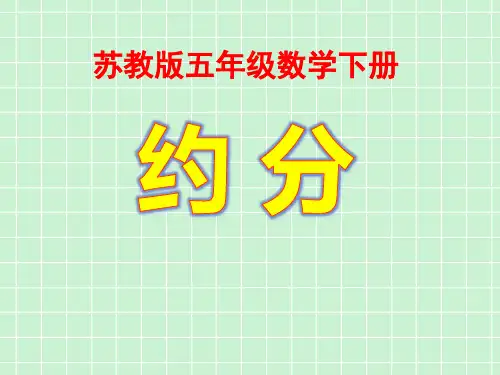 《约分》课件PPT