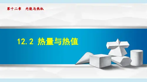 沪粤版九年级物理上册《热量与热值》PPT课件