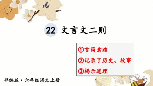 统编版语文六年级上册22文言文二则《伯牙鼓琴》课件(共23张PPT)