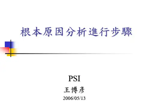 根本原因分析进行步骤